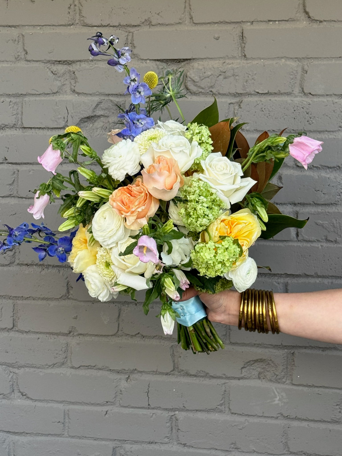 Custom floral event installation