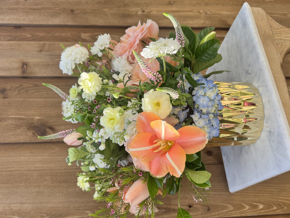 Custom floral event installation