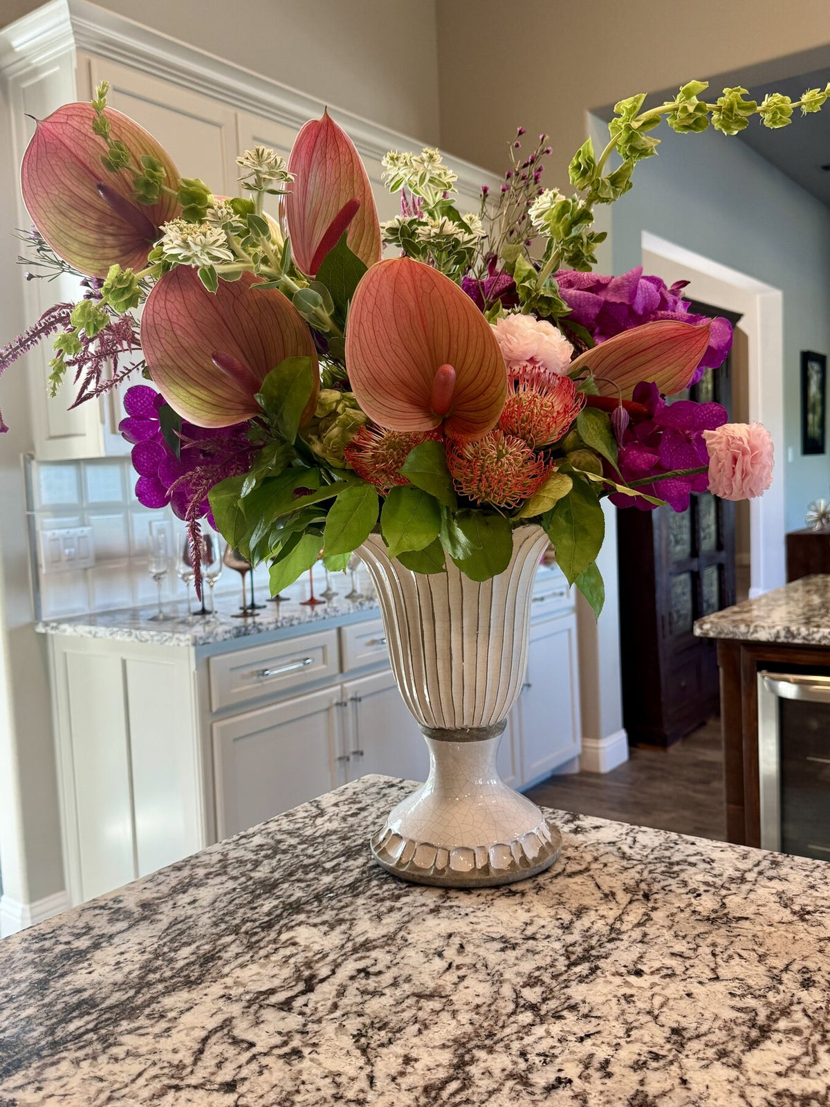 Colorful Golden Grove arrangement for a special occasion